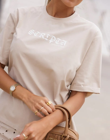 T-shirt Scripta
